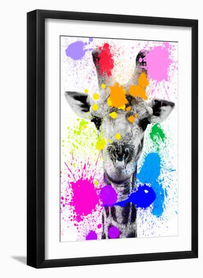 Safari Colors Pop Collection - Giraffe-Philippe Hugonnard-Framed Giclee Print