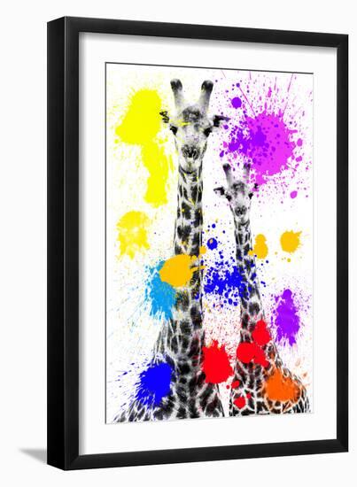 Safari Colors Pop Collection - Giraffes-Philippe Hugonnard-Framed Giclee Print