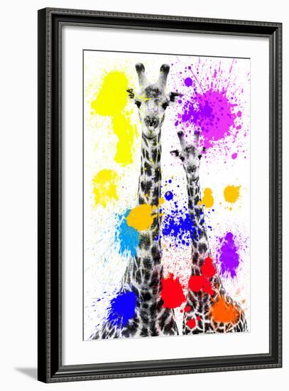 Safari Colors Pop Collection - Giraffes-Philippe Hugonnard-Framed Giclee Print