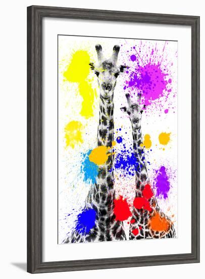 Safari Colors Pop Collection - Giraffes-Philippe Hugonnard-Framed Giclee Print