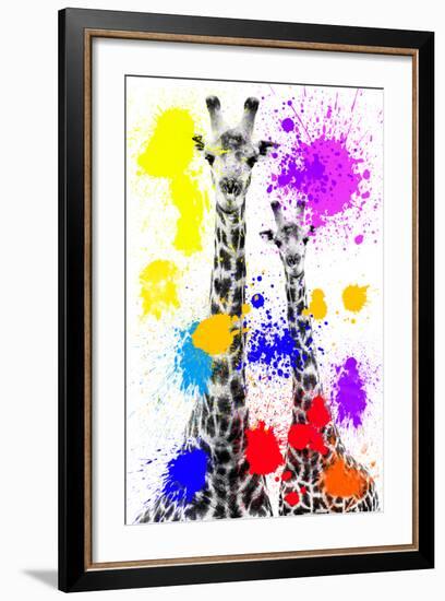 Safari Colors Pop Collection - Giraffes-Philippe Hugonnard-Framed Giclee Print