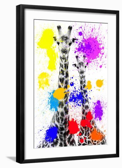 Safari Colors Pop Collection - Giraffes-Philippe Hugonnard-Framed Giclee Print