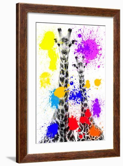 Safari Colors Pop Collection - Giraffes-Philippe Hugonnard-Framed Giclee Print