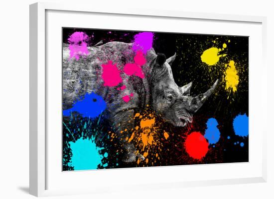 Safari Colors Pop Collection - Rhino II-Philippe Hugonnard-Framed Giclee Print