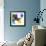 Safari Colors Pop Collection - Rhino Portrait II-Philippe Hugonnard-Framed Giclee Print displayed on a wall