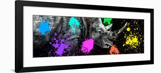 Safari Colors Pop Collection - Rhino Portrait VI-Philippe Hugonnard-Framed Giclee Print