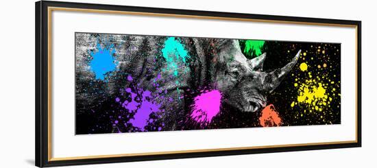 Safari Colors Pop Collection - Rhino Portrait VI-Philippe Hugonnard-Framed Giclee Print