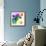 Safari Colors Pop Collection - Zebra Profile II-Philippe Hugonnard-Framed Giclee Print displayed on a wall