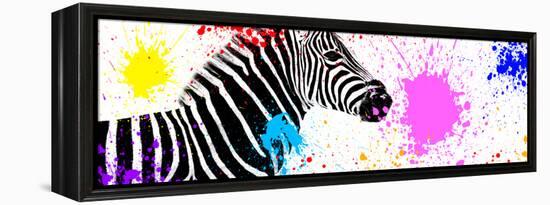 Safari Colors Pop Collection - Zebra VII-Philippe Hugonnard-Framed Premier Image Canvas