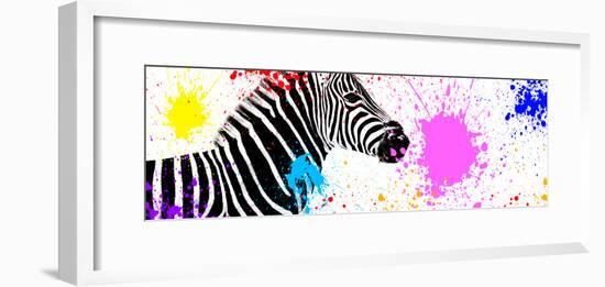 Safari Colors Pop Collection - Zebra VII-Philippe Hugonnard-Framed Giclee Print