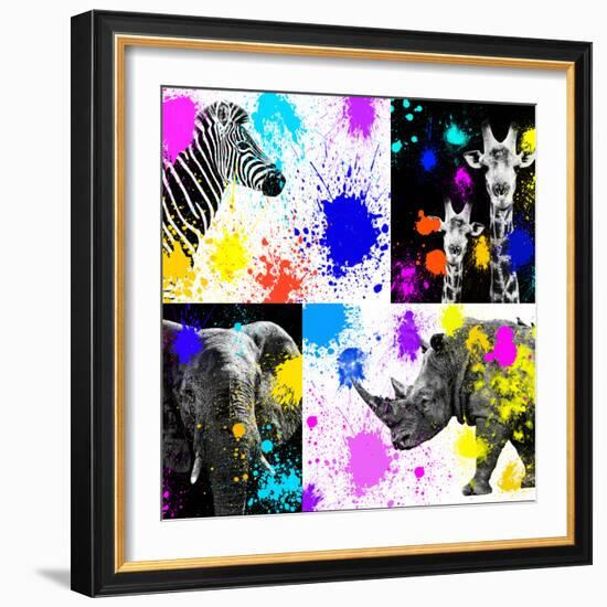 Safari Colors Pop Collection-Philippe Hugonnard-Framed Giclee Print
