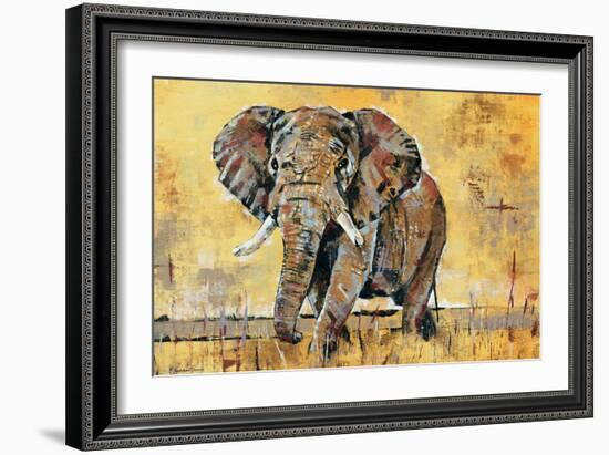 Safari Elephant-Madelaine Morris-Framed Premium Giclee Print