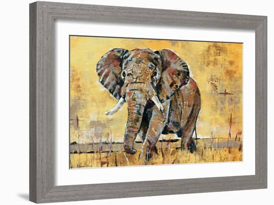 Safari Elephant-Madelaine Morris-Framed Art Print