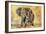 Safari Elephant-Madelaine Morris-Framed Art Print