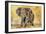 Safari Elephant-Madelaine Morris-Framed Art Print