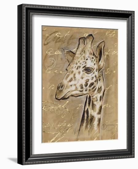 Safari Giraffe-Chad Barrett-Framed Art Print