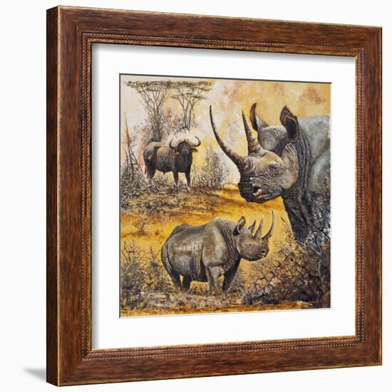 Safari I-Peter Blackwell-Framed Art Print