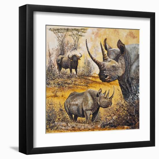 Safari I-Peter Blackwell-Framed Art Print