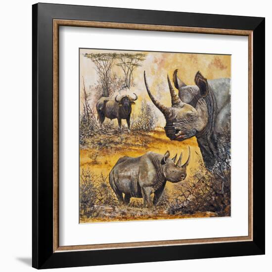 Safari I-Peter Blackwell-Framed Art Print