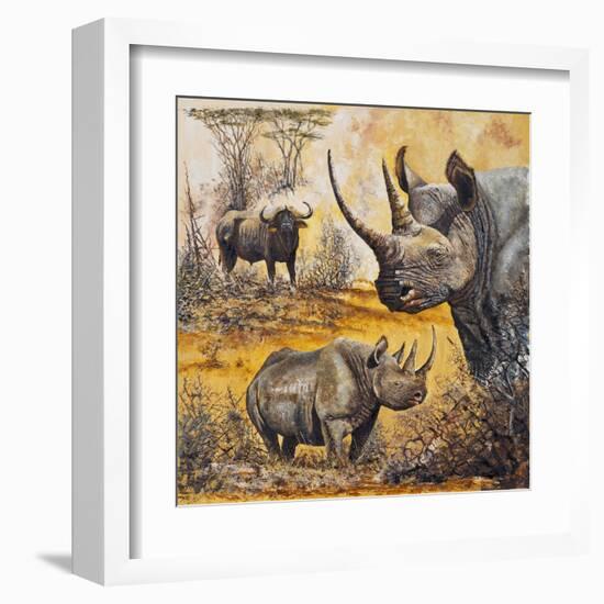 Safari I-Peter Blackwell-Framed Art Print