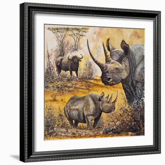 Safari I-Peter Blackwell-Framed Art Print