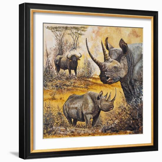 Safari I-Peter Blackwell-Framed Art Print