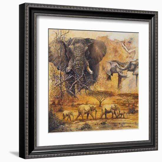 Safari II-Peter Blackwell-Framed Art Print