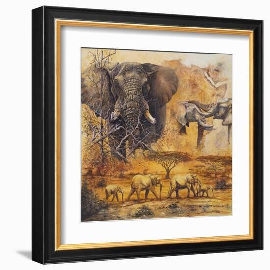 Safari II-Peter Blackwell-Framed Art Print