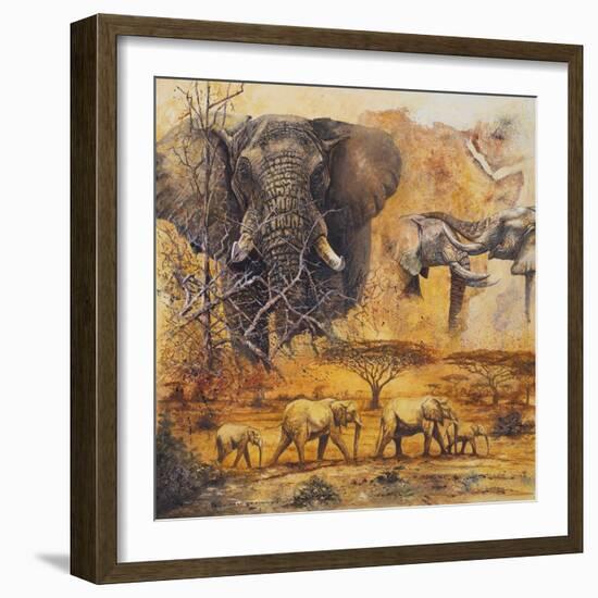 Safari II-Peter Blackwell-Framed Art Print