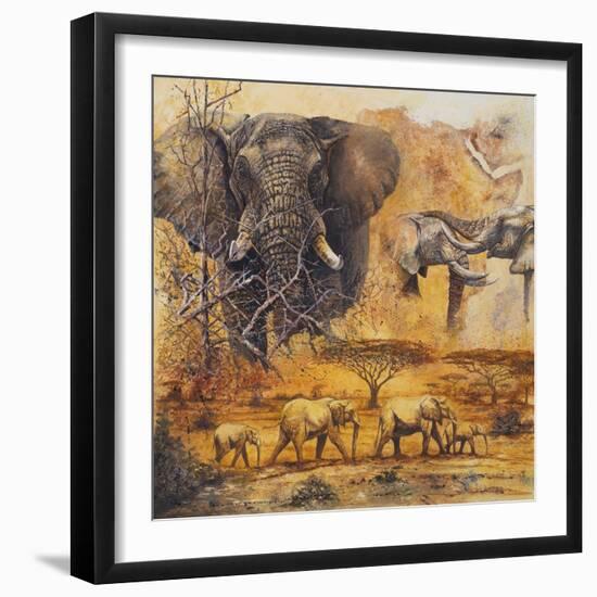 Safari II-Peter Blackwell-Framed Art Print