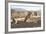 Safari Jeep Leaving Cheetahs (Acinonyx Jubatus) on Game Drive-Kim Walker-Framed Photographic Print