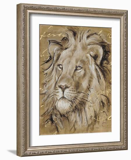 Safari Lion-Chad Barrett-Framed Art Print