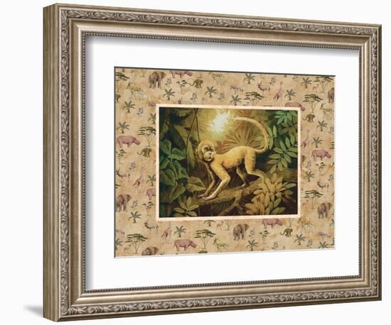 Safari Monkey-unknown Chiu-Framed Art Print