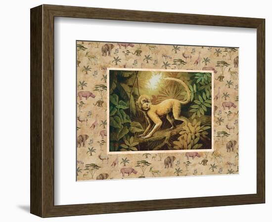 Safari Monkey-unknown Chiu-Framed Art Print