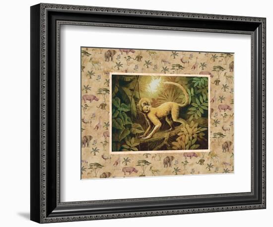 Safari Monkey-unknown Chiu-Framed Art Print