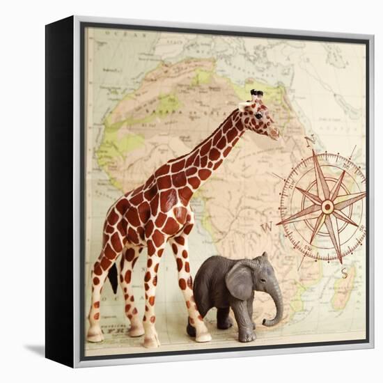 Safari Pals-Susannah Tucker-Framed Stretched Canvas