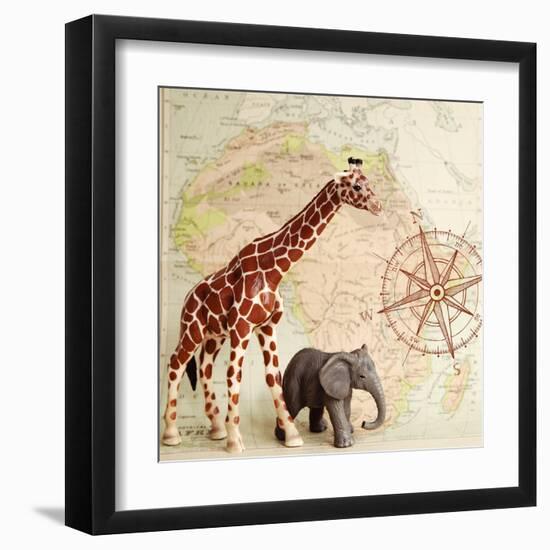 Safari Pals-Susannah Tucker-Framed Art Print