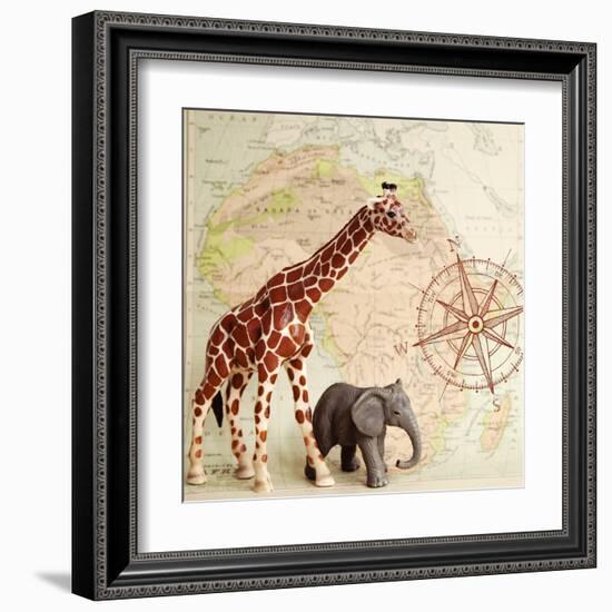 Safari Pals-Susannah Tucker-Framed Art Print