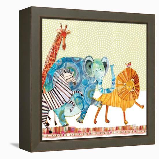 Safari Parade-Robbin Rawlings-Framed Stretched Canvas