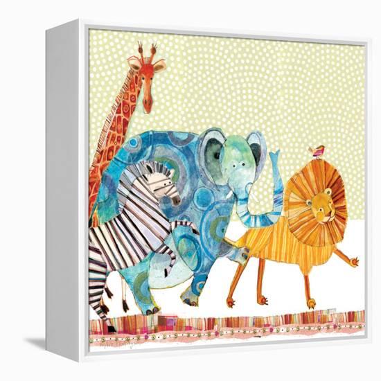 Safari Parade-Robbin Rawlings-Framed Stretched Canvas