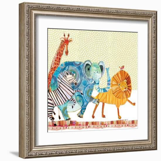 Safari Parade-Robbin Rawlings-Framed Art Print