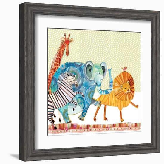 Safari Parade-Robbin Rawlings-Framed Art Print