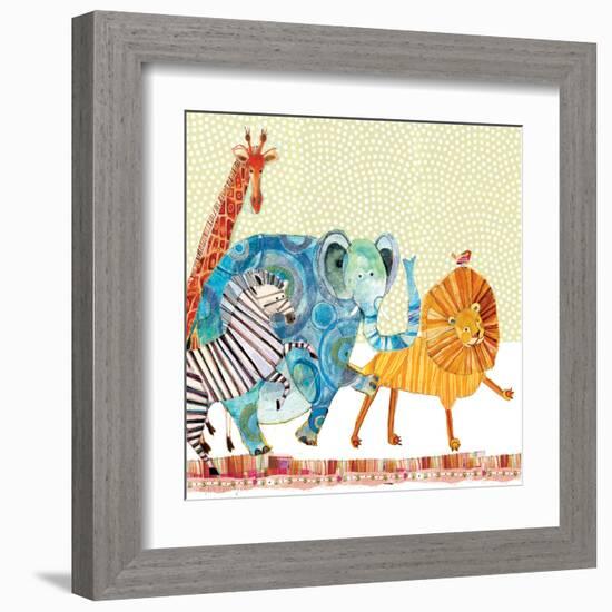 Safari Parade-Robbin Rawlings-Framed Art Print