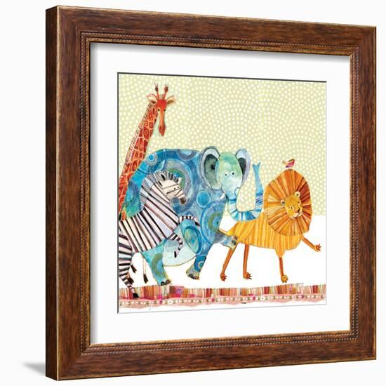 Safari Parade-Robbin Rawlings-Framed Art Print