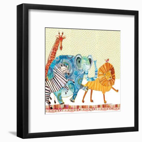 Safari Parade-Robbin Rawlings-Framed Art Print