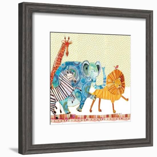 Safari Parade-Robbin Rawlings-Framed Art Print