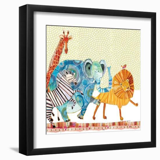 Safari Parade-Robbin Rawlings-Framed Art Print