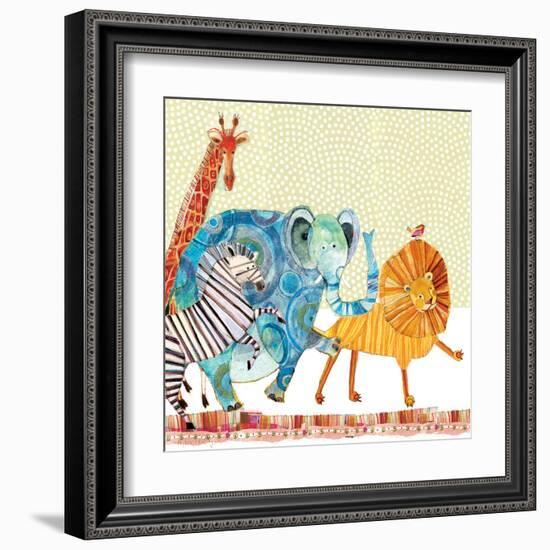 Safari Parade-Robbin Rawlings-Framed Art Print