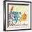 Safari Parade-Robbin Rawlings-Framed Premium Giclee Print