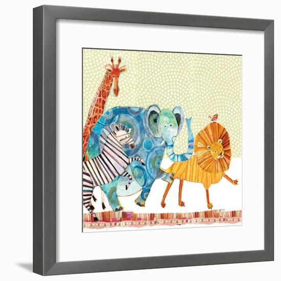 Safari Parade-Robbin Rawlings-Framed Premium Giclee Print